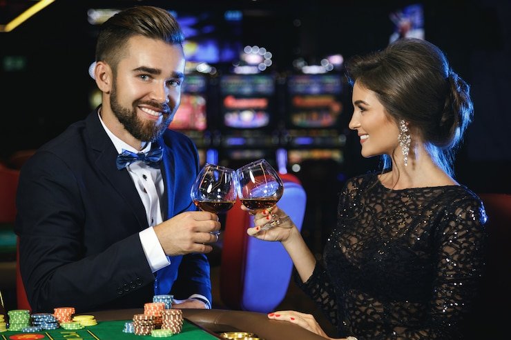 Tampilan dashboard Caribbean Stud Poker di pasang lotre dengan statistik permainan dan grafik saldo